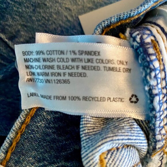 Universal Thread Vintage Stretch High-Rise Denim Jeans Womens 4 Short NEW NWT - Picture 7 of 12